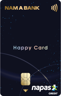 Nam A Bank Nội Địa Happy Card Platinum