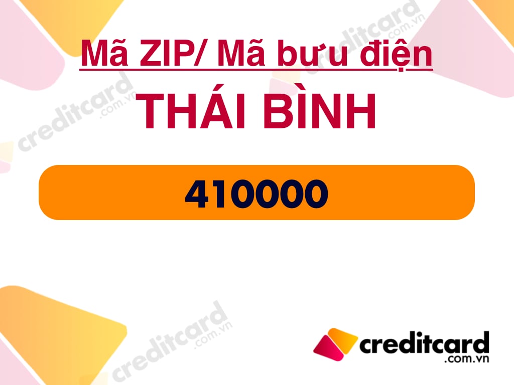 Mã bưu chính Thái Bình | Mã ZIP bưu cục tại Thái Bình